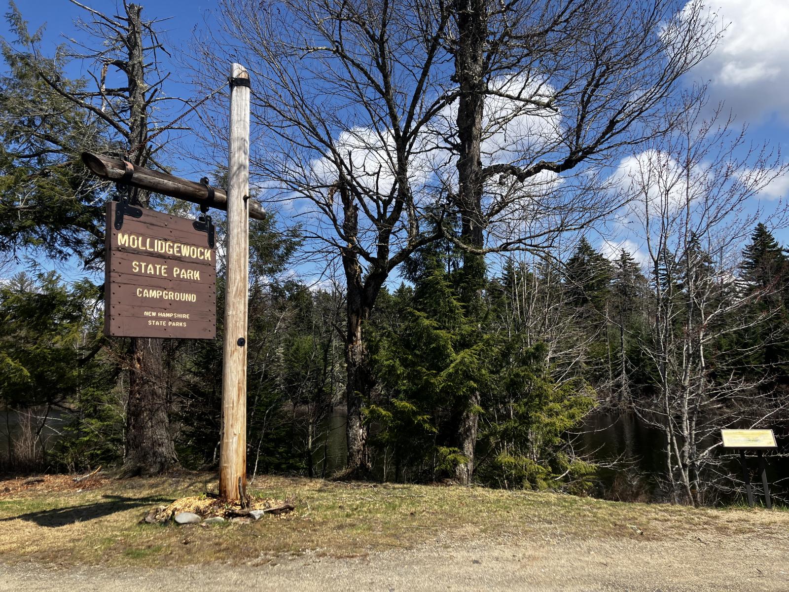 Campground Details - Mollidgewock State Park, NH - New Hampshire ...