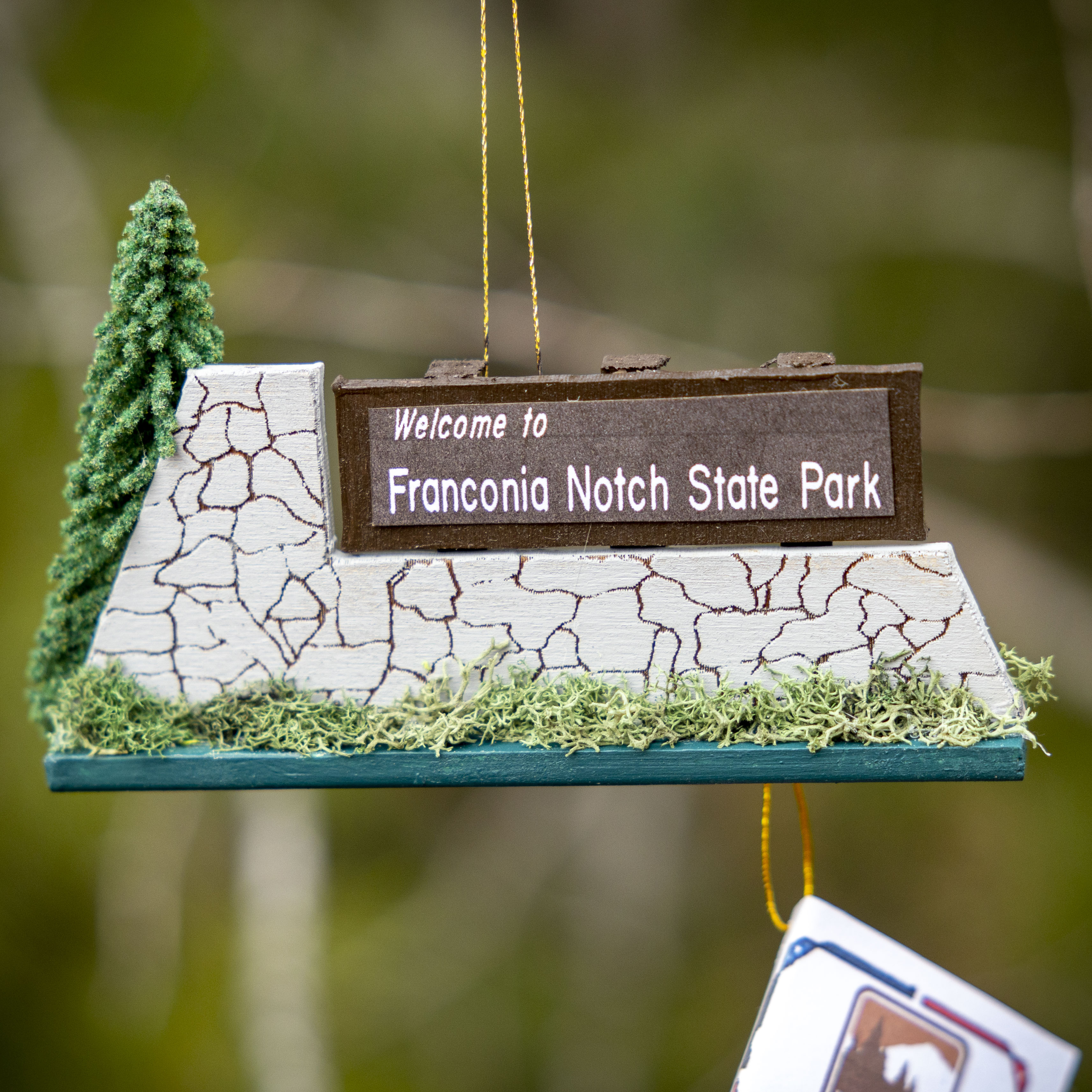 Franconia Notch State Park Sign Ornament (Incl.S&H)-FNSP Ornament 4