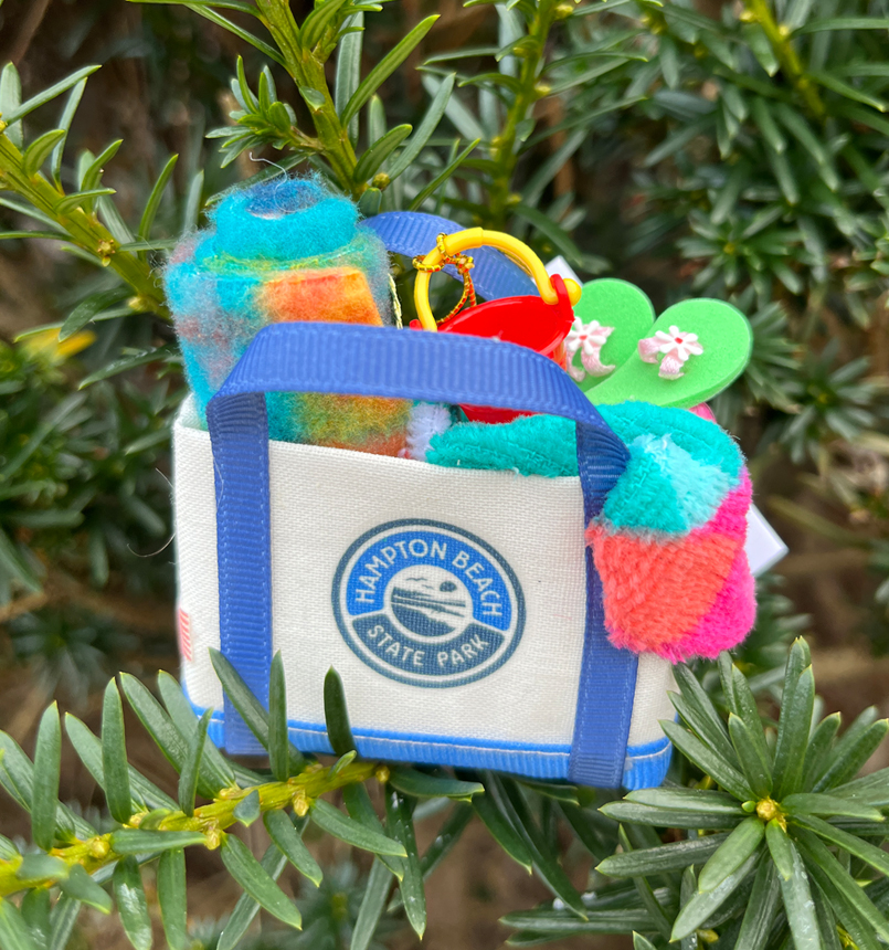 Handmade Hampton Beach Bag Ornament-hampton_beach_bag_ornament