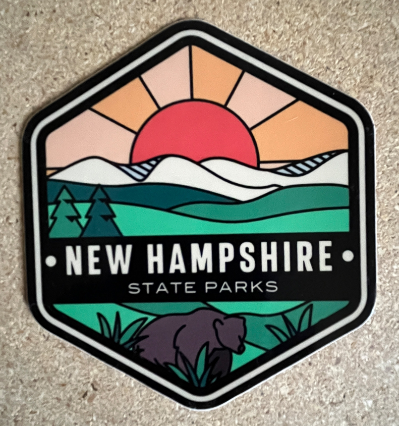 NH State Parks Sticker (E)-nh_sunburst_sticker