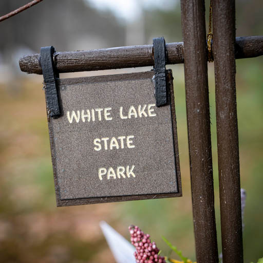 White Lake State Park Sign Ornament-White Lake Ornament 3