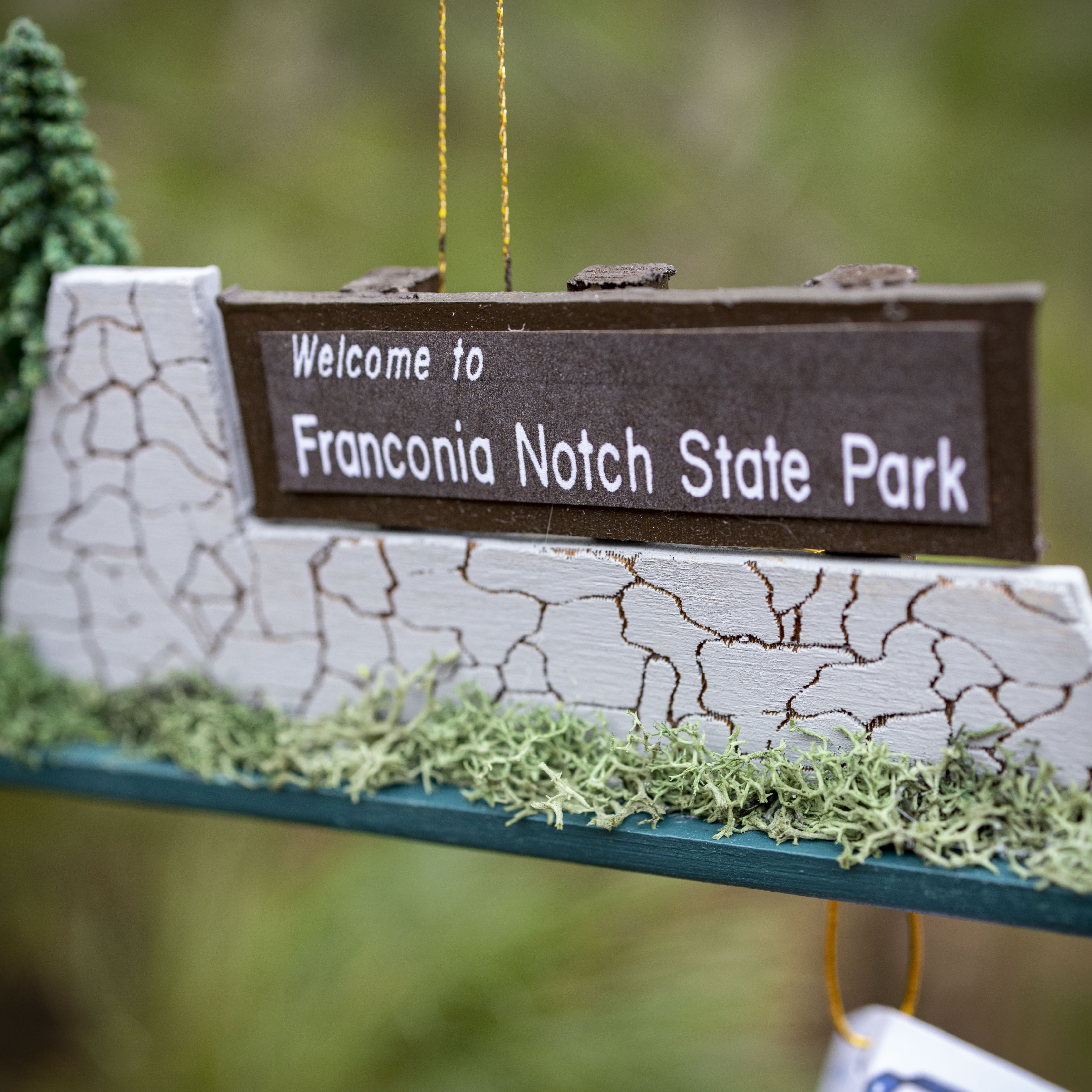 Franconia Notch State Park Sign Ornament-FNSP Ornament 2