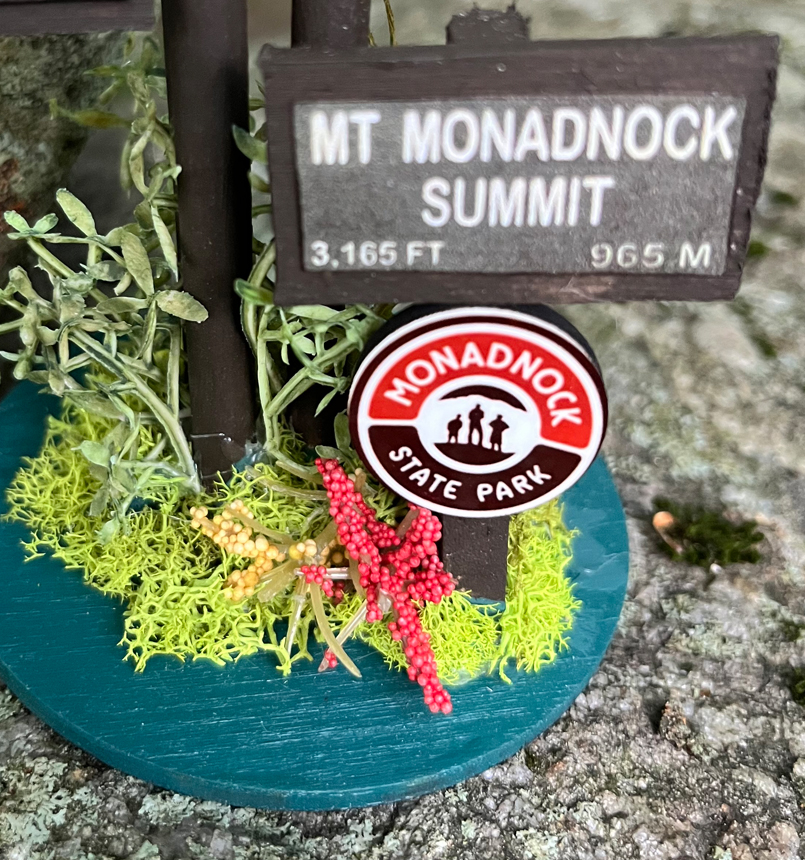 Collectible Monadnock State Park Sign (Incl.S&H)-monadnock_ornament-detail